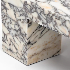 Hiện đại calacatta Viola vuông đá cẩm thạch Cà Phê/bảng phụ cấu hình thấp khối đá tự nhiên phòng khách đồ nội thất trung tâm bảng - Product Image 4