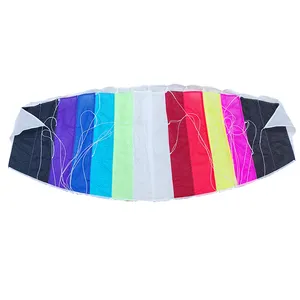 parachute kite for sale colorful professional promotional kite dual line
