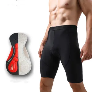Pantalones cortos de ciclismo acolchados para hombre, con almohadilla de Gel