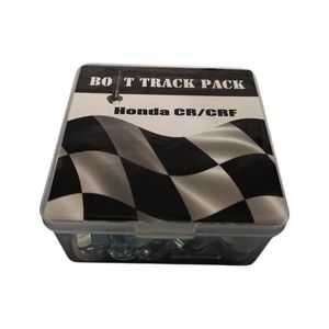 Paquete de pista de hardware de perno 60 piezas para motocicleta <span class=keywords><strong>Honda</strong></span> CR/<span class=keywords><strong>CRF</strong></span> <span class=keywords><strong>Mini</strong></span> kits de pernos métricos Kit de hardware de perno <span class=keywords><strong>moto</strong></span> de cross - Product Image 3