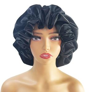 Bonnets en satin <span class=keywords><strong>de</strong></span> velours <span class=keywords><strong>de</strong></span> haute qualité double couche sommeil <span class=keywords><strong>bonnet</strong></span> <span class=keywords><strong>de</strong></span> <span class=keywords><strong>nuit</strong></span> <span class=keywords><strong>chaud</strong></span> gros bonnets <span class=keywords><strong>de</strong></span> cheveux - Product Image 3