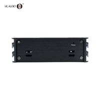 Amplificateur DSP de voiture Andron D106 4 canaux classe A 300W en aluminium avec égaliseur 31 bandes, 8 entrées RCA, SNR 105dB pour véhicules OluKa