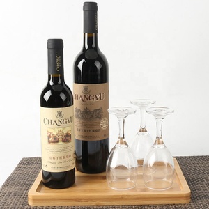 Plateau de service en bambou carré et ovale écologique Assiette de présentation élégante pour manger Plateau de fromage et de nourriture en bois polyvalent - Product Image 2