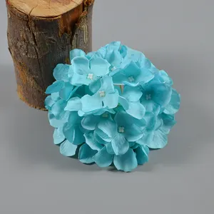 Artificial Hydrangea Flowers Fake Hydrangea Flower Heads For Wedding Centerpiece Home Garden Party Decoration