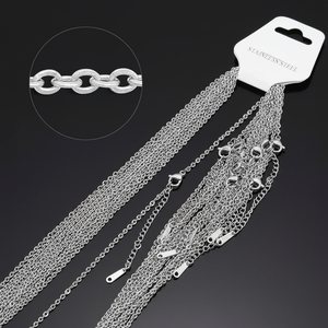 Cadena de Acero Inoxidable al por Mayor a Precio Económico, Cadena con Cierre, Collar de Acero Inoxidable para Fabricación de Joyas - Product Image 5