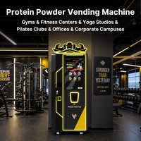 Distributeur automatique de protéines avec écran numérique et mélangeur pour smoothies protéinés – Idéal pour les salles de sport
