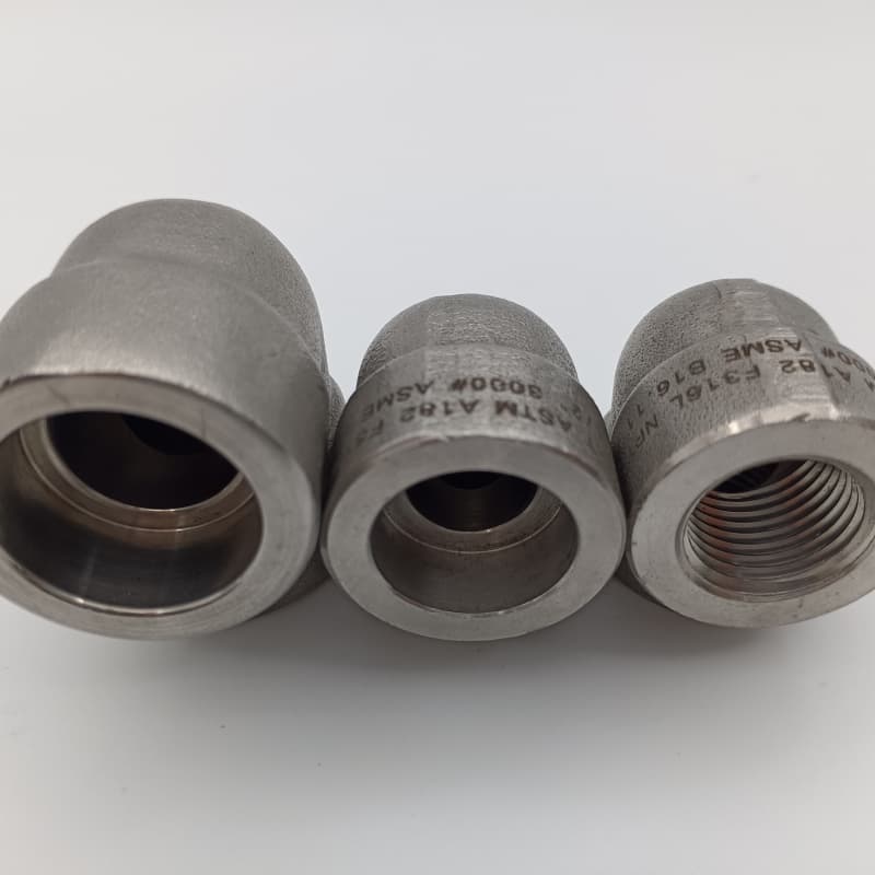 High Pressure A105n Forged Steel Elbow Oil and Gas ANSI 3000 ASME B16.11 ASTM A105 with Painting Surface Treatment