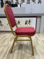 Chaise de conférence de banquet rembourrée moderne Tongli chaise empilée de Offre Spéciale pour manger le matériel en métal de restaurant pour le salon