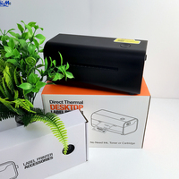 Printer Thermal Desktop Berkualitas Tinggi 203Dpi USB Printer Kemasan Mini untuk Pengiriman