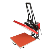 Nouvelle presse à chaud électrique semi-automatique 38x38cm (15x15 pouces) avec tiroir coulissant pour sublimation, impression de t-shirts, DIY, studio à domicile