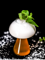 Exquis bonne qualité Cocktail verre champignons tasses sans odeur résistance à l'usure tasse intéressante pour la maison fête Club Pub boissons