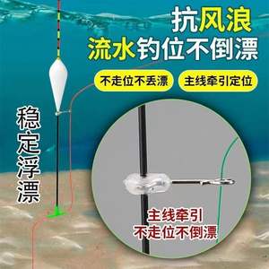 JJDHAHNNEN Stream <b>Float</b> T-Profile Fixed Hook Wind Resistant Durable <b>Fishing</b> <b>Float</b> For River Use - Product Image 3