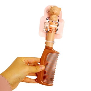 Wheat Scented Comb Plastic <b>Round</b> <b>Brush</b> Cartoon Design For Hair Care Beauty Use - Product Image 5