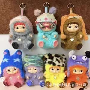 Genuino WAKUKU <span class=keywords><strong>Mao</strong></span> Chao Fun Party Series Wow Library Adornos <span class=keywords><strong>de</strong></span> mano Caja ciega Muñeco <span class=keywords><strong>de</strong></span> peluche Chica con personajes congelados Regalo - Product Image 2