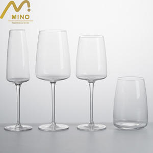 Verres à vin sans pied en cristal soufflé à la bouche de haute qualité, ovales, sans plomb, lavables au lave-vaisselle, pour la maison, les mariages et les événements - Product Image 2