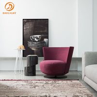 Meubles de salon modernes de style minimaliste, chaises de loisirs en acier inoxydable, meubles de salon italiens pour salon, chambre à coucher, café