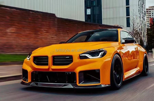 G87 R44スタイル炭素繊維フロントリップBMW M2 G87バンパーリップボディキット - Product Image 6