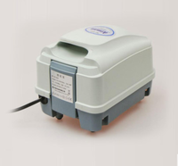 Pompe à air électrique Atman HP 110V 220V 90W en plastique rectangulaire durable ultra silencieuse pour grand aquarium et bassin à poissons, pompe à oxygène