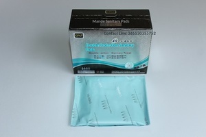 Procesamiento personalizado de <span class=keywords><strong>toallas</strong></span> <span class=keywords><strong>sanitarias</strong></span>, compresas, compresas menstruales suaves de algodón de 155 mm para uso diario OEM, productos para mujeres - Product Image 2