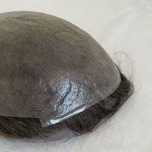 Toupee para Hombre de Cabello Humano de 0.02-0.03mm de Grosor, Cabello Remy Indio 100% Real, Base Completa de PU - Product Image 3