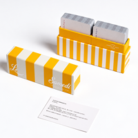 Boîte d'emballage pour cartes avec estampage à chaud et logo, faible MOQ, boîte cadeau pour jeu de poker