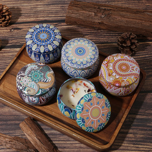 Velas Aromáticas de Cera de Soja em Lata para o Dia dos Namorados e Presentes de Natal, Criativas e com Fragrância - Product Image 2