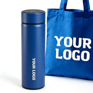 Wholesale Temperature Stainless Steel Waterbottle Promo Business Gift Metal Digital <b>Smart</b> Water Bottle Custom Logo - Product Image 1