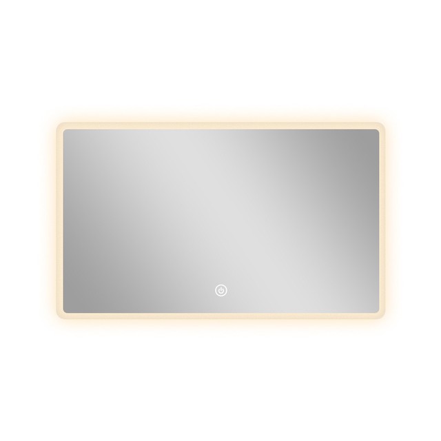 Custom Smart Anti-Fog LED Wall Bathroom Vanity Mirror Decorative Illuminated Makeup Mirror With LED Light Bath Wall Decor