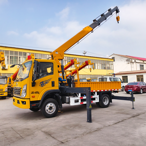 <span class=keywords><strong>Grue</strong></span> hydraulique montée sur <span class=keywords><strong>camion</strong></span> <span class=keywords><strong>de</strong></span> 6 tonnes, équipement <span class=keywords><strong>de</strong></span> <span class=keywords><strong>levage</strong></span> à flèche télescopique pour les travaux <span class=keywords><strong>de</strong></span> logistique et <span class=keywords><strong>de</strong></span> transport - Product Image 5