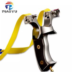 야외 정밀 슈팅 새총 슈팅 플랫 고무 밴드 사냥 304 스테인레스 스틸 슬링 샷 캠 샤프트 새총 - Product Image 2