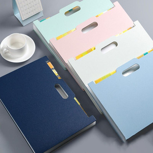 Phổ biến xách tay A4 mở rộng Bìa tập tin Máy tính để bàn dọc thư mục xiên Miệng Organ Túi nộp hồ sơ mở rộng tập tin thư mục - Product Image 4