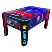 Jeu d'arcade à monnayeur avec lumières LED de luxe, jeu de claquettes amusant Naughty Beans, défi de vitesse pour enfants et récompense par tickets