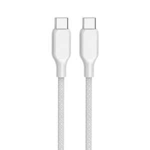 <span class=keywords><strong>Cable</strong></span> USB-C a USB-C de 60W, 3A, Carga Rápida PD, <span class=keywords><strong>Cable</strong></span> Tipo-C Trenzado de Alta Densidad, Tacto Ultra Suave Similar al Silicona, para MacBook y <span class=keywords><strong>iPad</strong></span> - Product Image 1