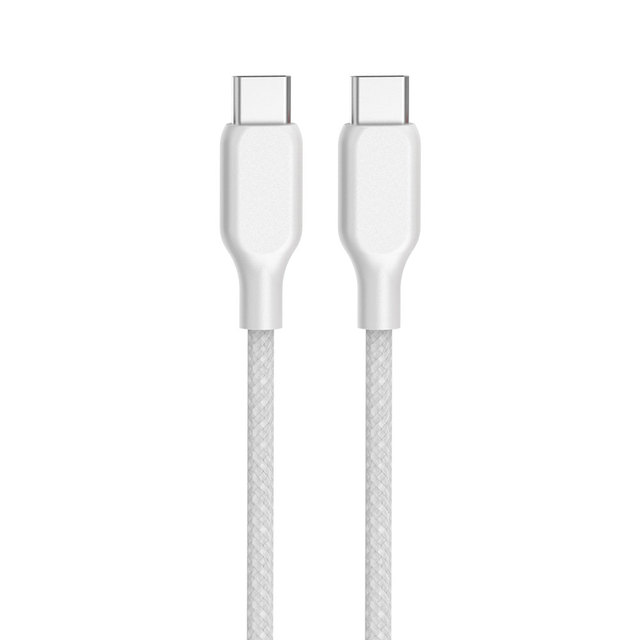 60W USB C to USB C Cable 3A PD Fast Charging Bio Based Braided Soft Touch Data Cord for MacBook iPad Phone