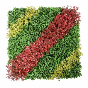 Maison décoration de jardin plantes d'intérieur d'extérieur en plastique haie de style <span class=keywords><strong>jungle</strong></span> gazon artificiel vert mur pour la décoration - Product Image 1