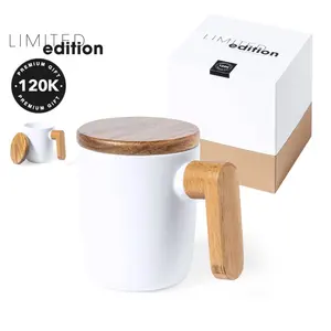 Taza con Asa de Madera, Merchandising Personalizado - Product Image 2