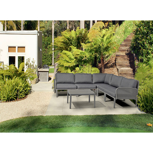 Tavolino da <span class=keywords><strong>esterno</strong></span> quadrato in plastica da <span class=keywords><strong>esterno</strong></span> per mobili da giardino Uland - Product Image 2