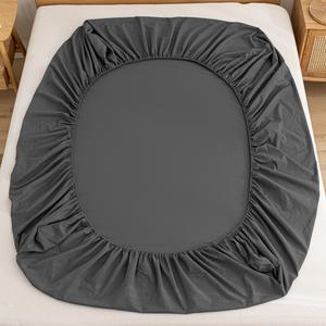 Sábana de lino y algodón impermeable para niños, Sábana de <span class=keywords><strong>cama</strong></span> individual de Color sólido Popular, hecha en China - Product Image 6