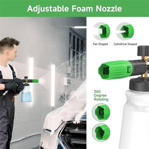 Nouveau Offre Spéciale NIKELIANG neige mousse canon Pro pour laveuse de voiture à pression Machine <span class=keywords><strong>Auto</strong></span> détaillant mousse Lance pistolet - Product Image 2