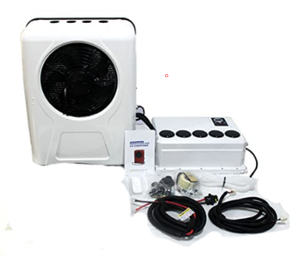 Aire Acondicionado de Techo para Camión, 12V/24V, Rojo/Blanco, Todo en Uno, con Capacidad de Enfriamiento de 10000 BTU - Product Image 5