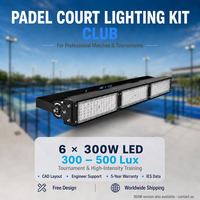 Iluminación LED para Canchas de Pickleball en Venta, Reflector Deportivo para Exteriores IP66 Antideslumbrante e Impermeable, Precio de 200W 300W 400W 500W