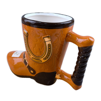 VENTE FLASH Tasse en céramique de style américain en forme de botte pour l'intérieur