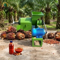 Automatische 500kg/uur kleine schaal palmolie-extractiemachine met hoge opbrengst palmvruchtenpers expeller
