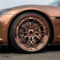 Jantes forgées sur mesure, finition bronze rose, 17, 18, 19, 20, 21 pouces, 5x120, 5x114.3, 5x112 pour Porsche Macan/Cayenne, Ferrari, Lamborghini