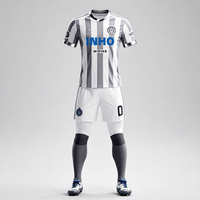 Tenues de football personnalisées unisexes, kits de football, séchage rapide, respirant, extensible, col rond, maillots pour toutes les saisons, ensembles uniformes