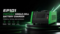 Cargador/Descargador Portátil de Celdas Individuales SmartSafe EP101, 1-5V 50A, Probador de Capacidad de Baterías de Litio, Protección Multiseguridad