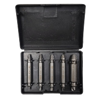 Extractor de Tornillos de Doble Extremo HSS 4341, Herramienta para Extraer Pernos, Extractor de Tornillos Fácil de Usar, Mantenimiento Automotriz, Un Juego para Todo