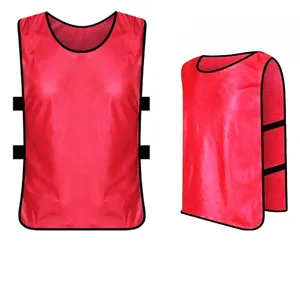 Commercio All'ingrosso della fabbrica economico poliestere personalizzato calcio maglia scrimmage formazione gilet Squadra Pratica Maglie pinnies