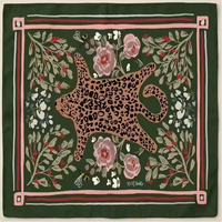 Tapis de jeu carré vintage nautique antidérapant et insonorisant pour Mahjong, motif étoile de mer, corail et coquillage