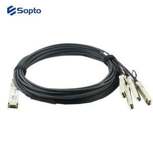 <span class=keywords><strong>Meilleur</strong></span> prix 1m 2m 3m DAC AOC <span class=keywords><strong>câble</strong></span> haute vitesse 40G AWG30 QSFP + à 4 * connecteur SFP + PVC OEM <span class=keywords><strong>Ethernet</strong></span> <span class=keywords><strong>câble</strong></span> de connexion directe - Product Image 2